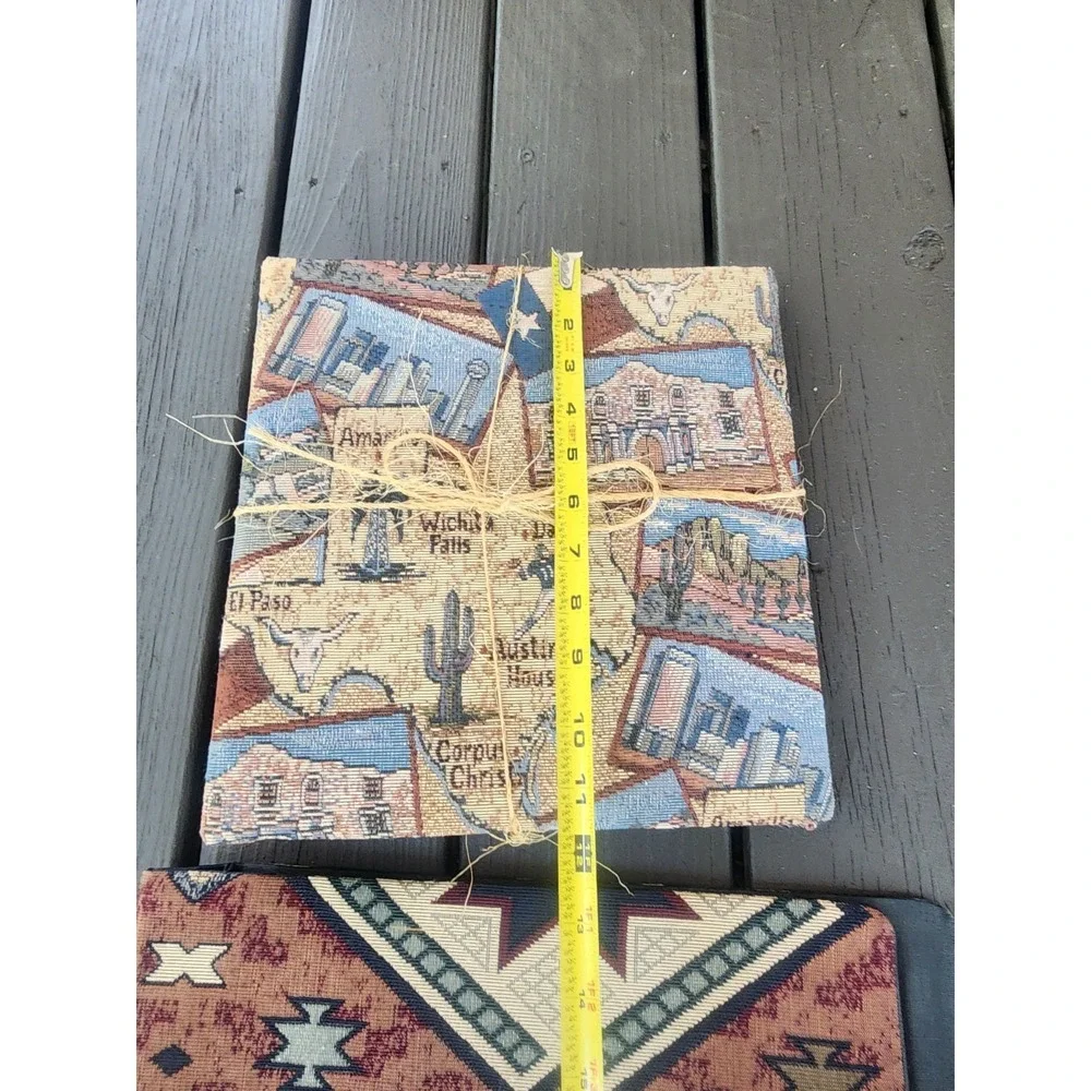 Vintage Lot Of 2 Large Tapestry Photo Album Scrapbooks, Unfilled